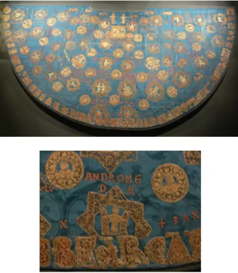 8-9. kép: II. Henrik ún. „Csillagpalástja”, amely ugyancsak a német-római császári hatalom kozmikus jellegét hangsúlyozza
