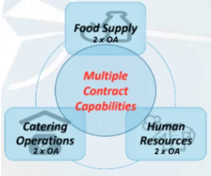 Figure  4: The Capability Packages of the Global Food Services