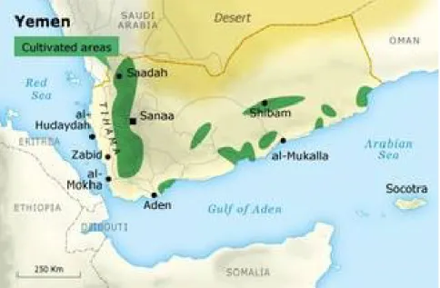 Figure 3: Agricultural regions of Yemen  Source: Fanack, 2016 