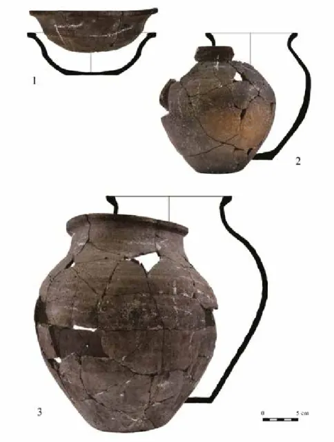 5. kép Andornaktálya-Kis-rét-dűlő, kerámia leletanyag 1. 177. objektum