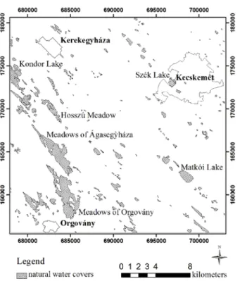 Figure 3. Map showing the investigated places (result  cells) of apparent land use anomalies (cell size = 200 m) 