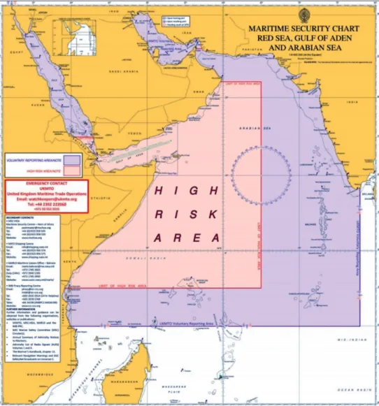 Figure 3: Fight against Somali piracy – Area of Operations 
