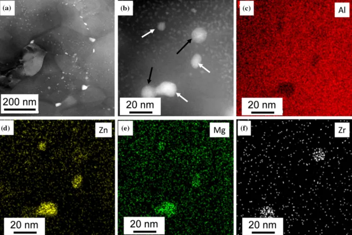 Figure 4a shows the microstructure of the ECAP- ECAP-processed sample aged at 120 °C for 2 h