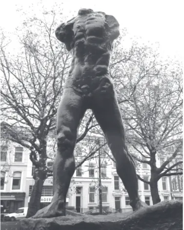 10. kép. Auguste Rodin: Az ember, aki jár (Rotterdam)