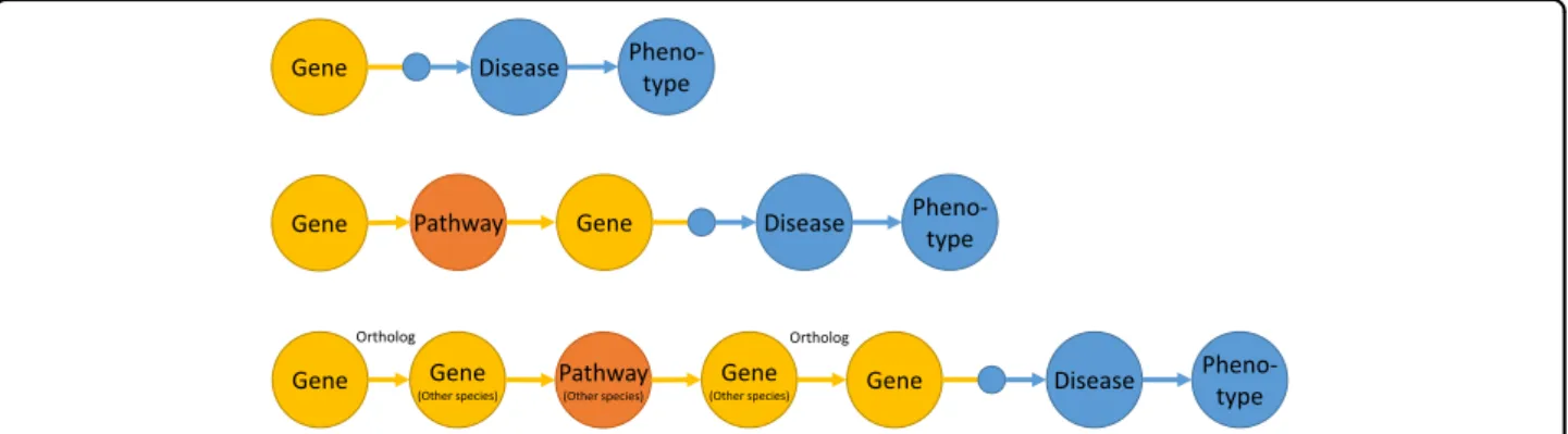 Fig. 1 Three different models used for prioritizing the associations of key EV genes with diseases