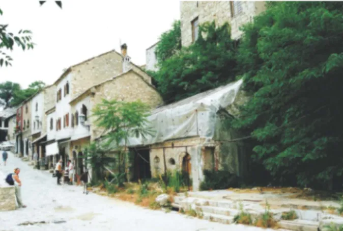 Fig. 11. Kujundžiluk bazar in Mostar, BiH (prior the reconstruction) (Source: D. Hadžić) 