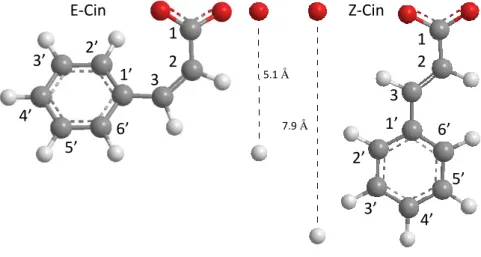 Fig. S1. Molecular structures of E-Cin and Z-Cin. 