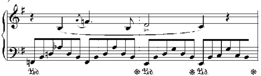 9. ábra: Liszt Ferenc: Schlaflos! Frage und Antwort 7-8. ütem 