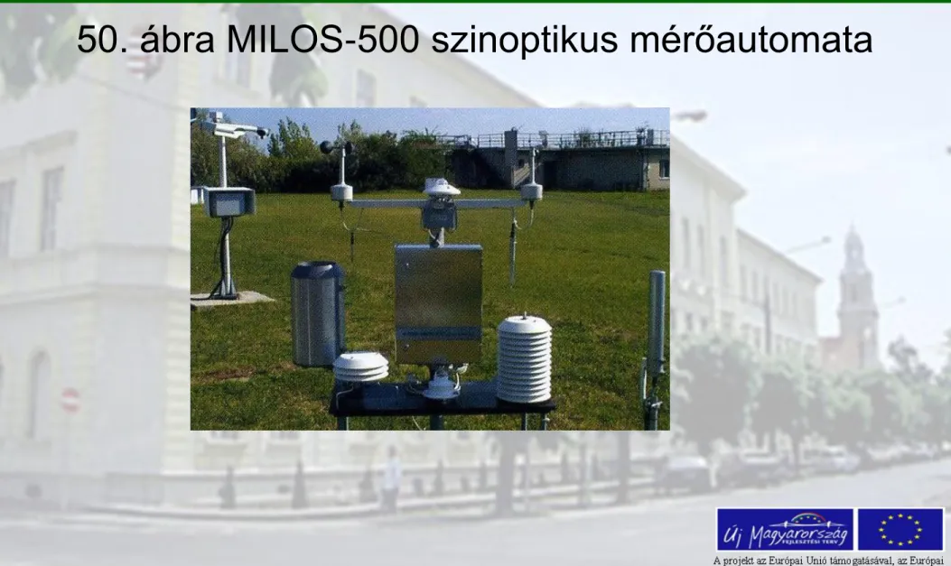 50. ábra MILOS-500 szinoptikus mérőautomata 