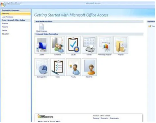 1. figure Getting started with Microsoft Office sheet