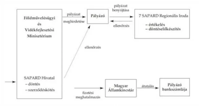 6-4. ábra A SAPARD pályázatok rendszere