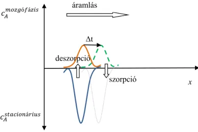 1.2.5.1. ábra. Dinamikus koncentráció egyensúly 