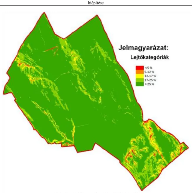 17-4. ábra: Lejtőkategória-térkép (Pátka község)