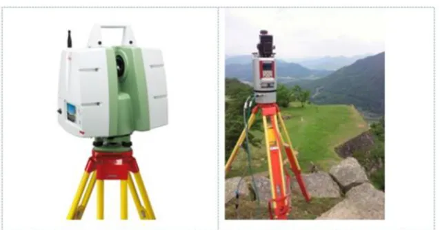 Figure 4.3.2.: Leica C10 (left) with integrated camera [8] and Riegl VZ-400 (right) with additional DSLR  camera [7]