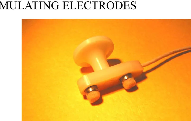 Figure 12. Stimulating electrode