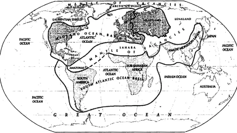 3. ábra • Földközi- óceán és a Léna-vidék, 1943 (Forrás: Cohen, 2009, 17.) &lt;