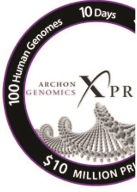 8.1. ábra - A genomikai X-díj emblémája (5; 2013. február 13.)