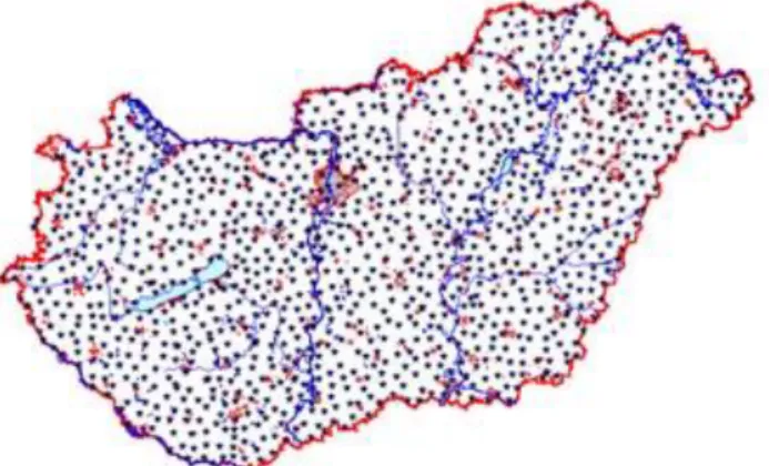 1-8. ábra A magyarországi Országos GPS Hálózat (www.sgo.fomi.hu)
