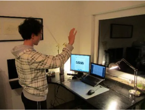 1. ábra - Számítógép irányítása gesztusokkal 