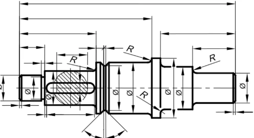 Figure 4.4 Arrowhead   Figure 4.5 Methods of indicating  dimensions 