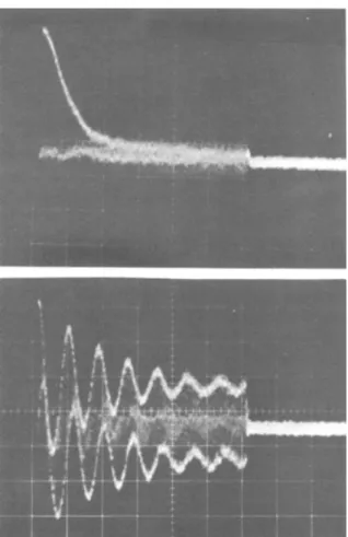 FIG. 5-5. WAHUHA experiment performed on a single crystal of CaF 2 . Horizontal  scales = 1.0 msec/division