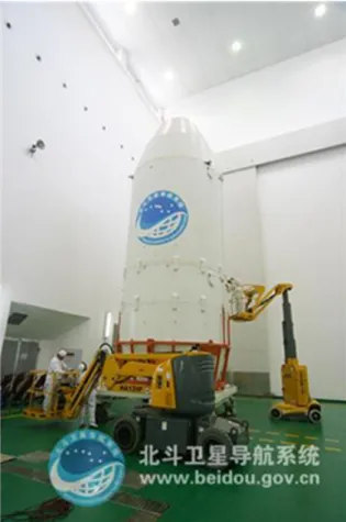 Figure 3.25. Long  March  rocket  head  for  launching  Compass  G4  satellite  (Source: 