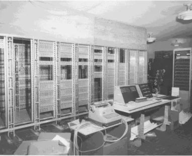 1. ábra:  Számítógép a 60-as évekből 