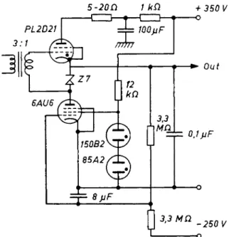 Fig. 4. A regulated sweep circuit. 