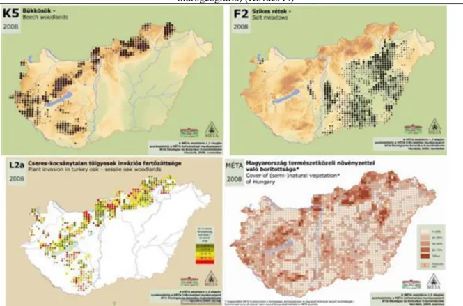 5.9. ábra - Az Erdőtérkép állomány különböző részletességgel (forrás: Erdőtérkép)
