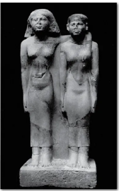 3. kép II. Hotepheresz és III.Mereszanh a G7530Sub-ból származó kisméretű szobra
