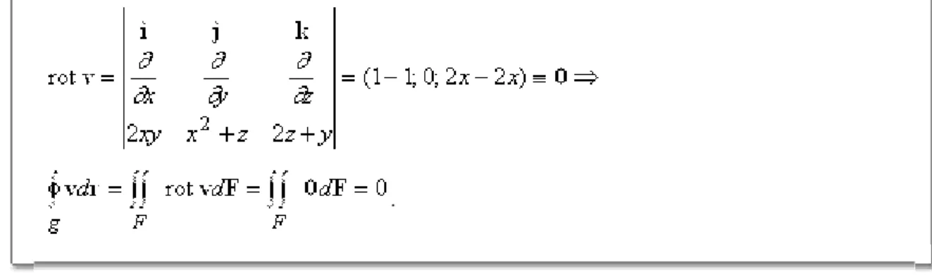 vonalintegrál értékét, ha a  g  görbe az  O(0; 0),  A(1; 0),  B(1; 1)  csúcspontú háromszög  (4.14