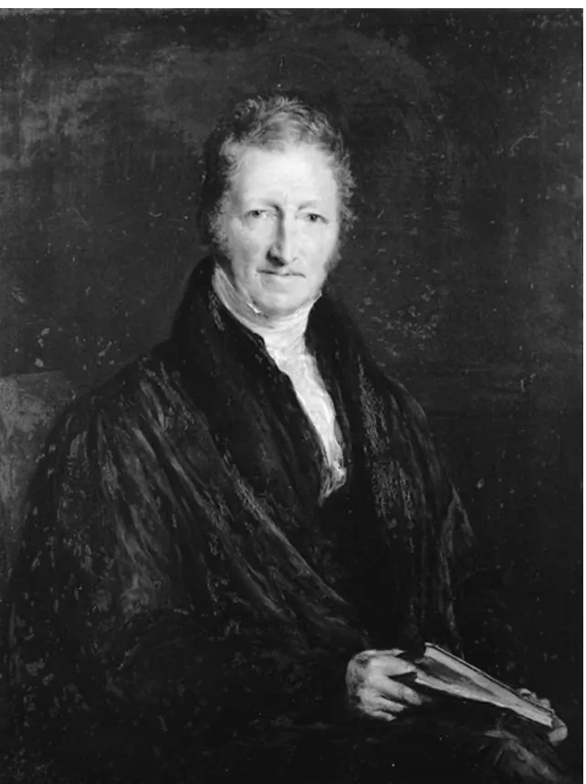 1.2. kép Thomas Robert Malthus (John Linnell festménye, 1833)