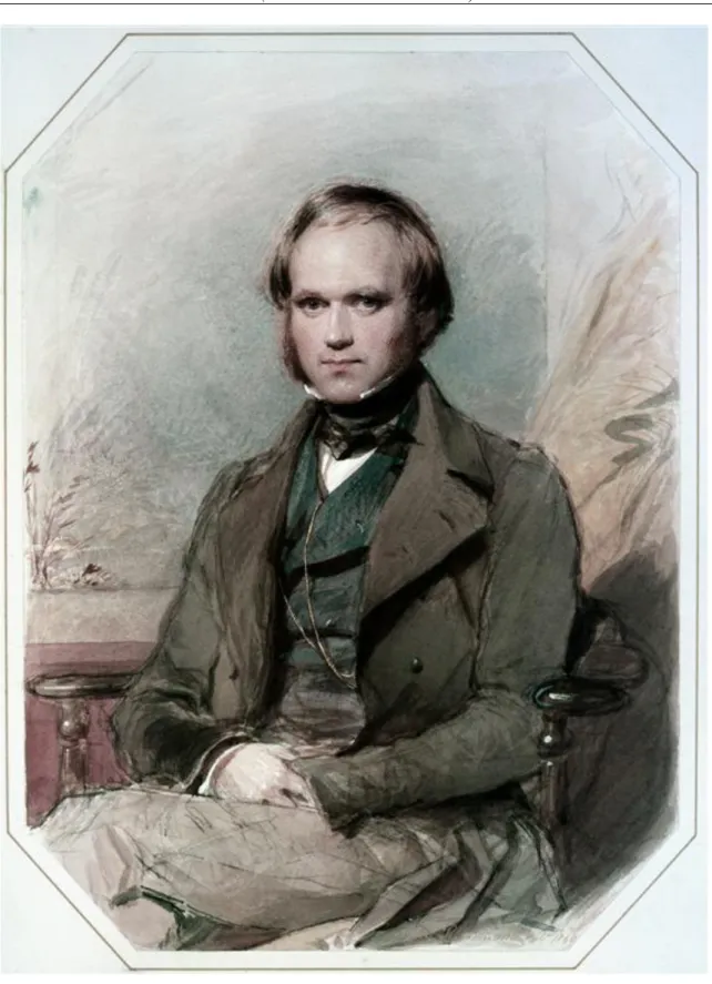 1.3. kép Charles Robert Darwin (George Richmond, 1840: Darwin Múzeum, Downe, Egyesült Királyság) A  XIX