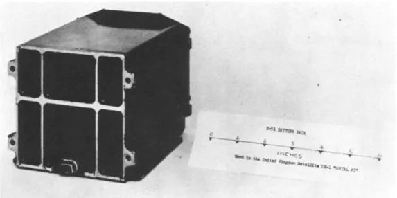 Fig. 10 Exterior appearance of one of the two Ariel batteries 