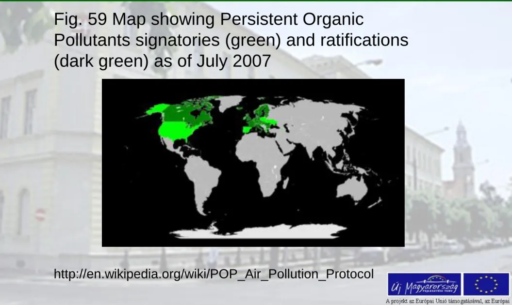Fig. 59 Map showing Persistent Organic 