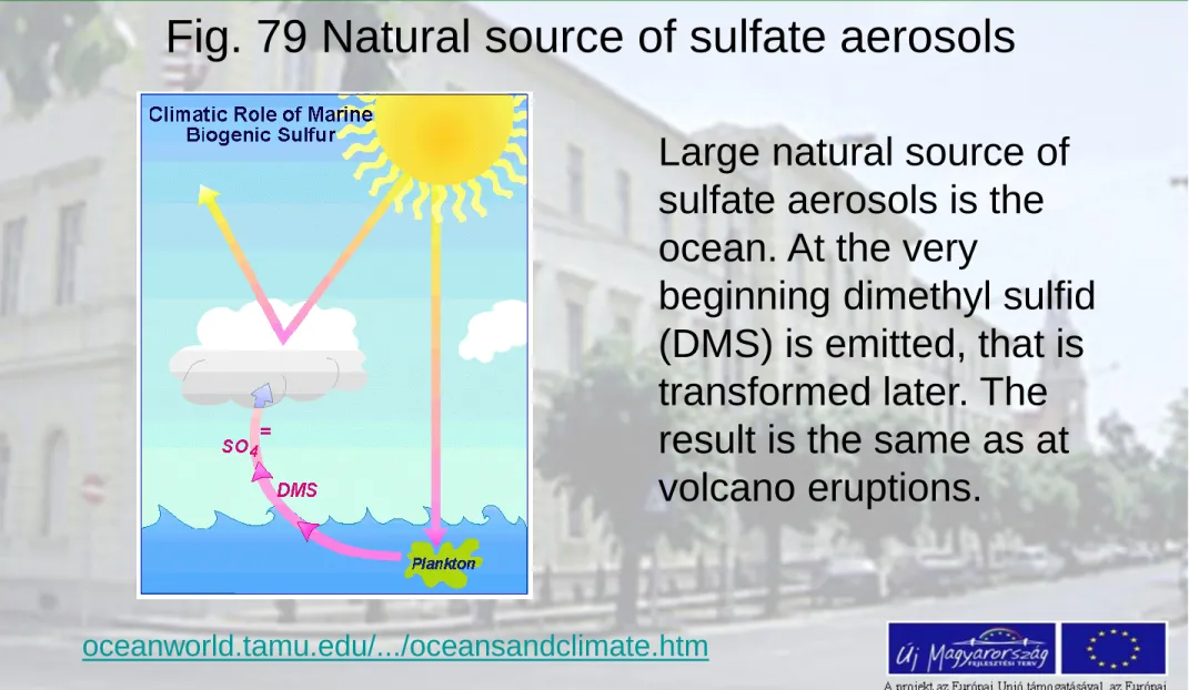 Fig. 79 Natural source of sulfate aerosols 