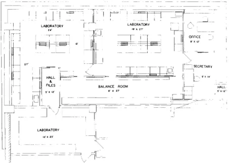 FIG. 1. Plan of author's laboratory.  /f 