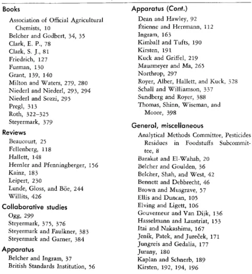 335  Table of References 