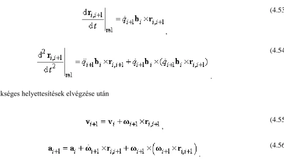 Az egyenletek értelmezését a 4.6. ábra -  segíti.