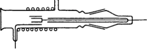 FIG. 11. Paschen's tube with a hollow cathode. 