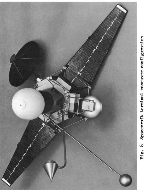 Fig. 8 Spacecraft terminal maneuver configuration 