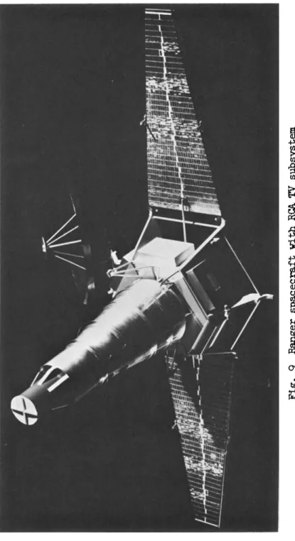 Fig. 9 Ranger spacecraft with RCA. TV subsystem 