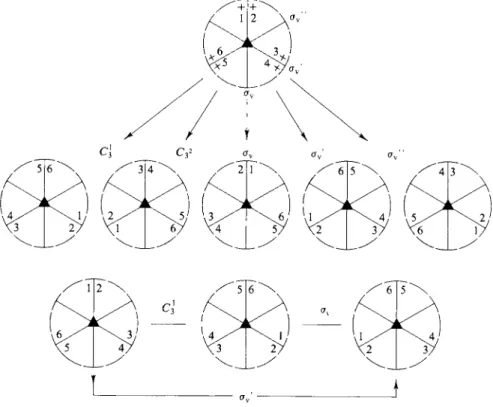 FIG. 17-9. Demonstration that a v C^ =  σ ν ' in the  C 3V  group. 