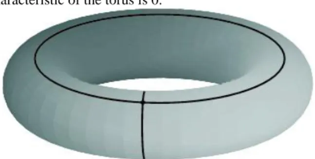 Figure 2.1. Euler characteristic of the torus is 0.
