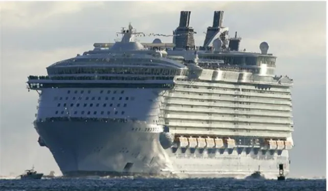 6. ábra Oasis of the Seas, a világ jelenleg legnagyobb hajója  