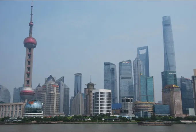 11. ábra Sanghaj a kínai gazdasági csoda „terméke”, a világ harmadik legnépesebb  nagyvárosi agglomerációja 