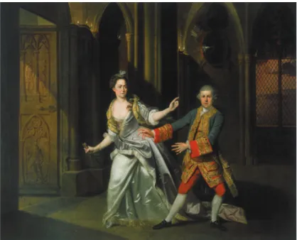 4. kép: Johann Zoffany: David Garrick mint Macbeth és Mrs. Pritchard   mint Lady Macbeth, 1768