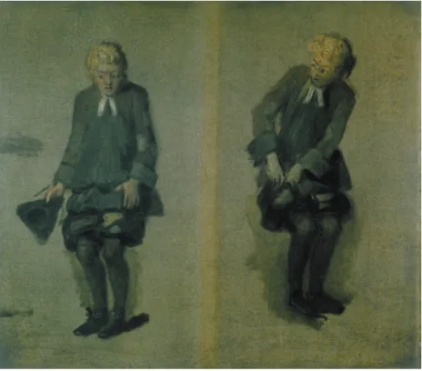 5. kép: Johann Zoffany: David Garrick mint Abel Drugger, vázlat, 1769-70 k.