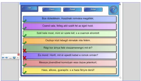 A 5., 6., 7., 8. és 9. ábra egymáshoz rendeléses feladatokat szemléltet. A 5. 