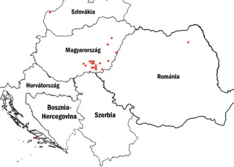 9. ábra: Az Anisops sardeus sardeus elterjedési térképe